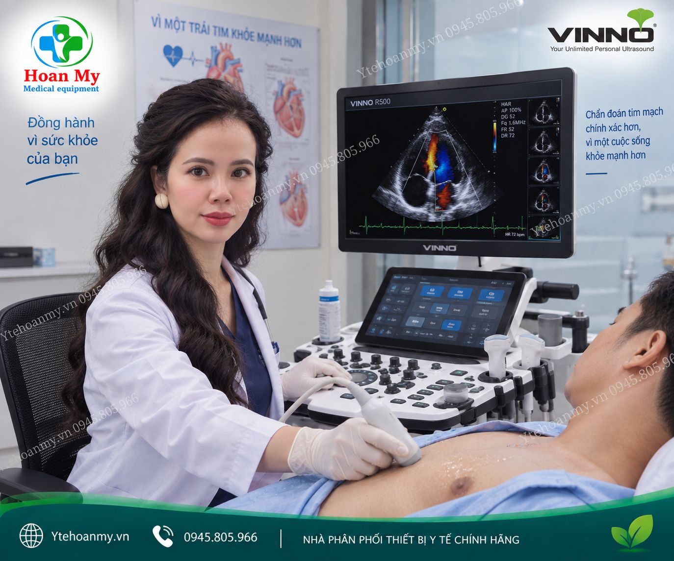 Bảng gi&aacute; m&aacute;y si&ecirc;u &acirc;m tim mới nhất - 5 lựa chọn cho b&aacute;c sĩ mở ph&ograve;ng kh&aacute;m